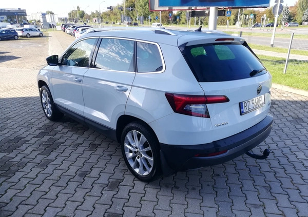 Skoda Karoq cena 92500 przebieg: 69840, rok produkcji 2019 z Nidzica małe 497